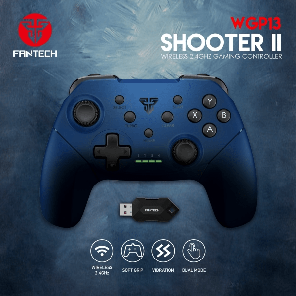 FANTECH WGP12 : 2.4GHZ Wireless Gaming Controller For PC And PS3