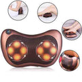Car Home Electric Massage Pillow Far Infrared Heated Full Body Massager Cushion Neck Back